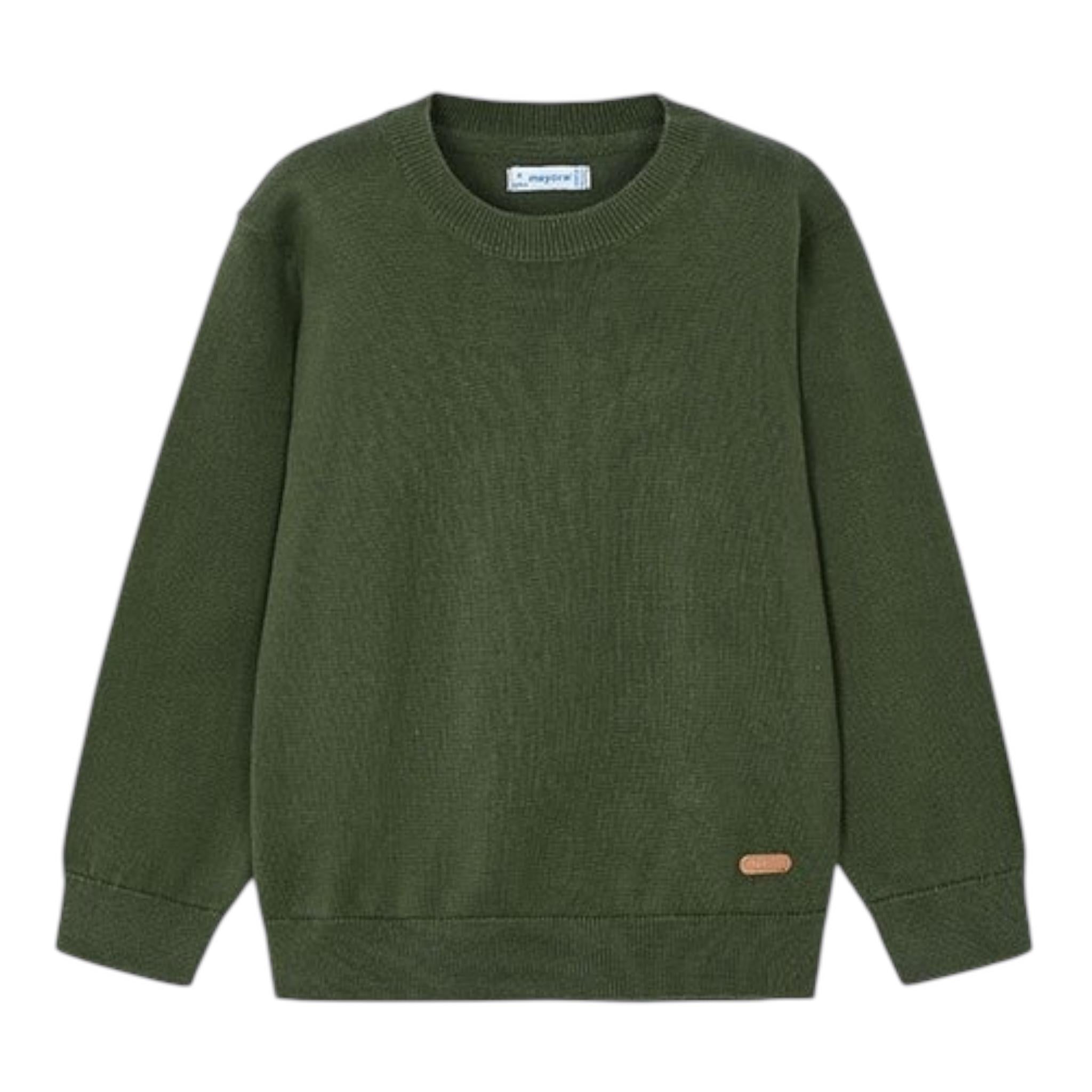 MAYORAL maglia girocollo tinta unita Verde per Neonato 323XXN VERDE MAYORAL