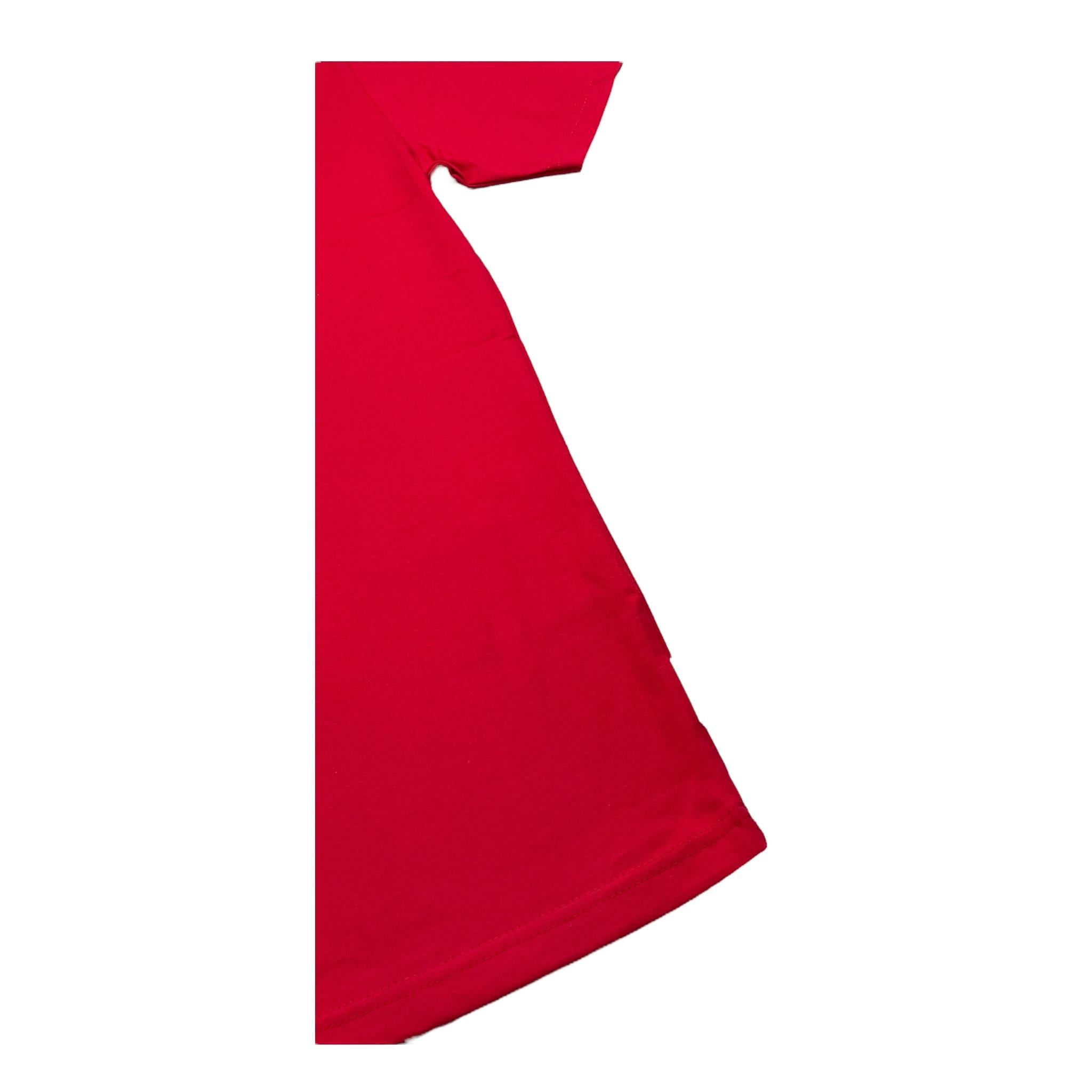 ICON t-shirt girocollo tinta unita con logo Rosso per Bambino IBKS00336 ROSSO ICON