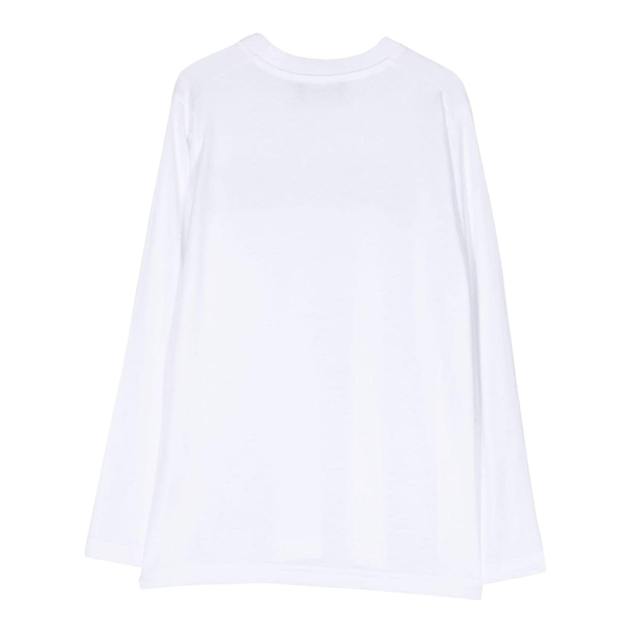 DSQUARED2 shirt girocollo tinta unita cn logo Bianco per Bambino DQ1478 BIANCO DSQUARED2