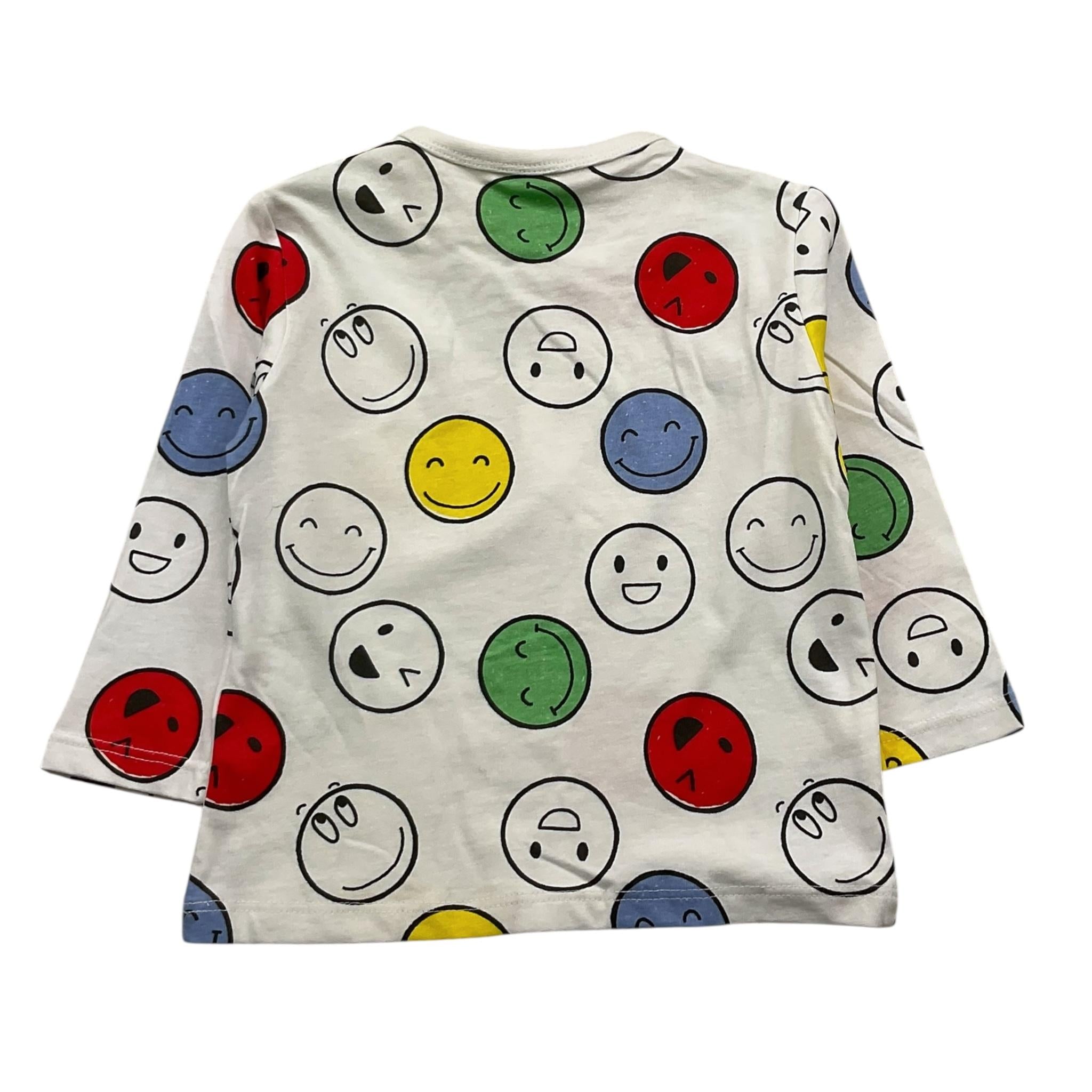 LOSAN shirt girocollo tinta unita con stampe in conrasto Bianco per Neonato 51030786041008 BIANCO LOSAN