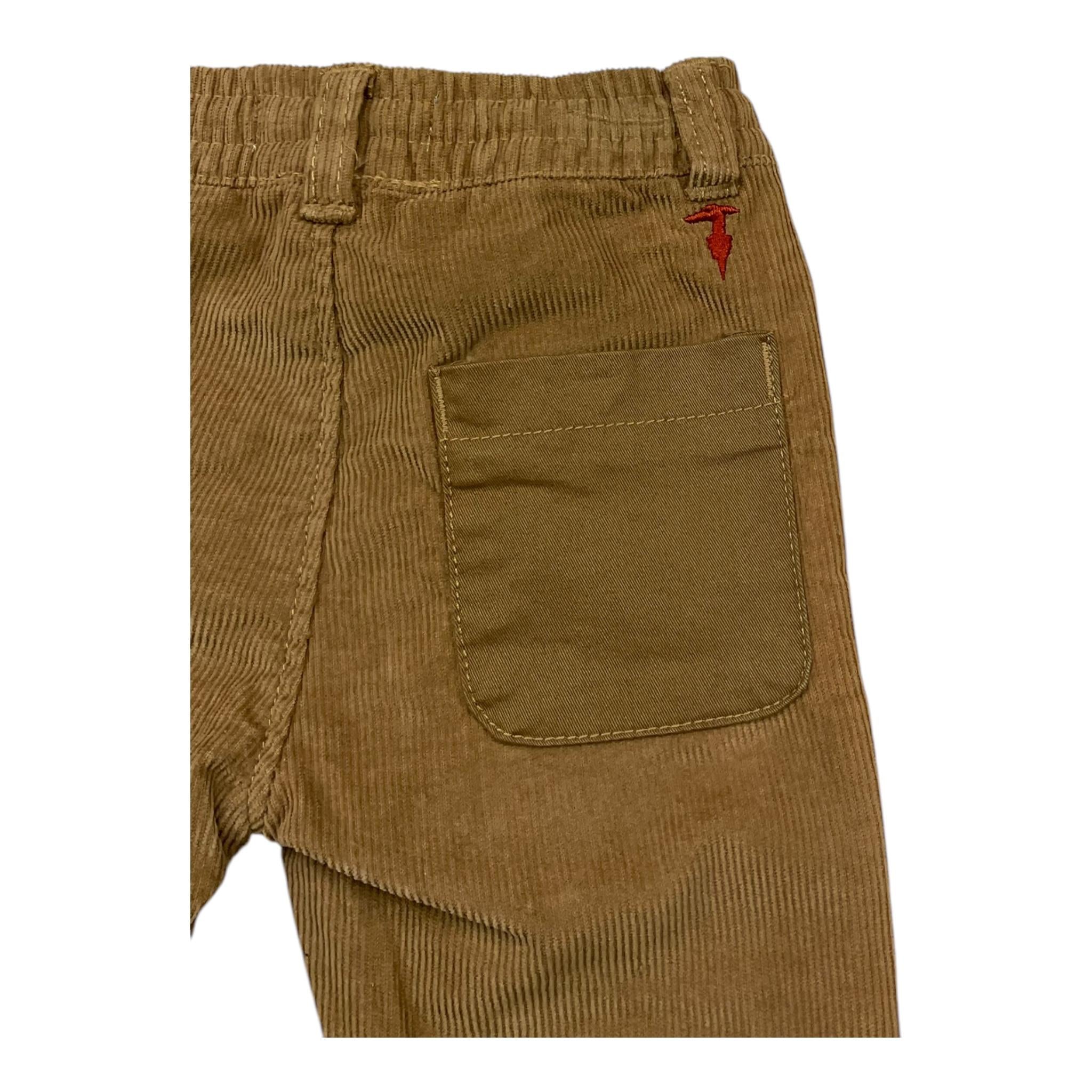 TRUSSARDI pantalone tinta unita con elastico in vita Beige per Neonato TIA25110PA BEIGE TRUSSARDI