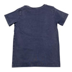 TRUSSARDI t-shirt girocollo tinta unita con stampa in contrasto Blu per Bambino TBA25108TS BLU TRUSSARDI