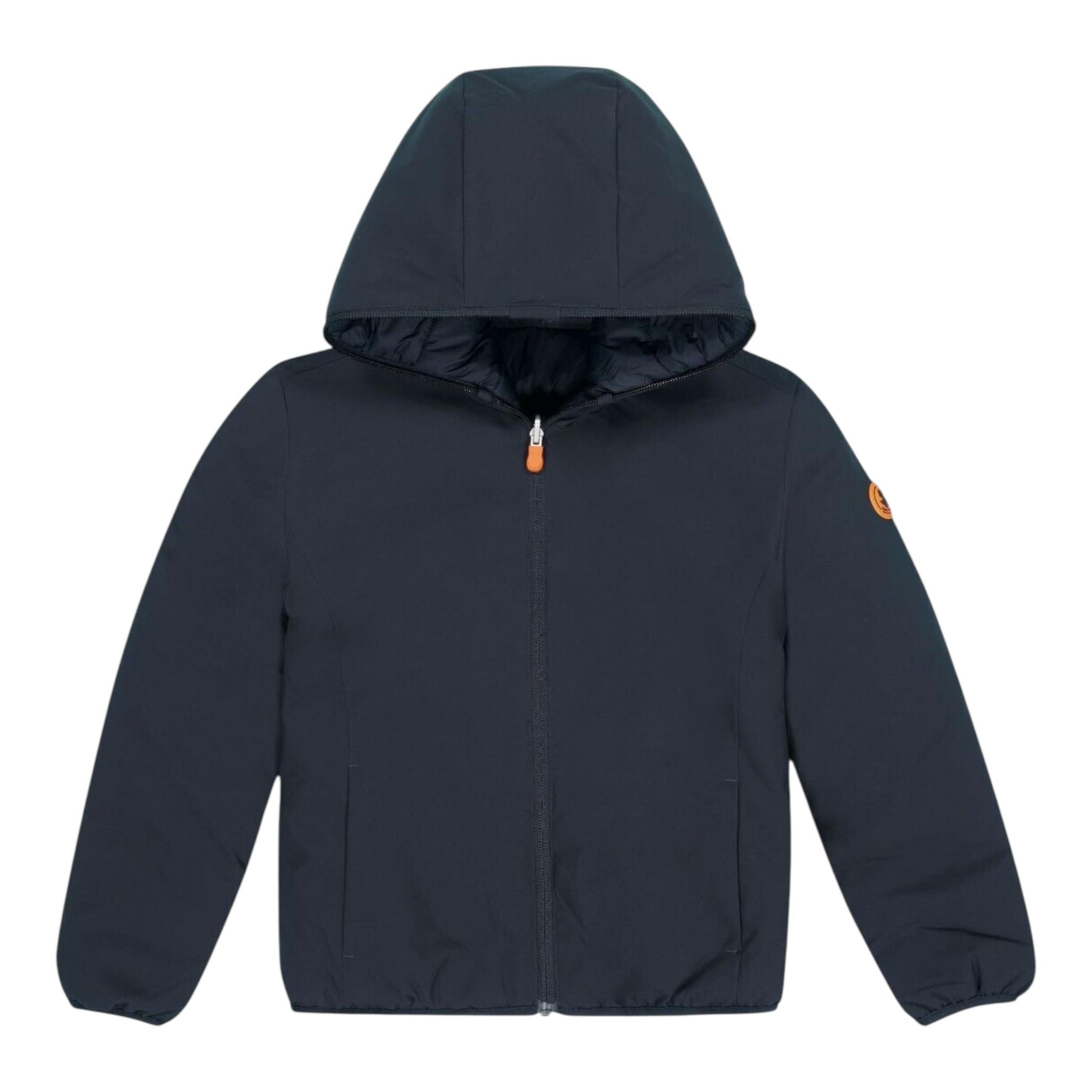 SAVE THE DUCK giubbino tinta unita reversibile Nero per Bambino J33600B NERO SAVE THE DUCK