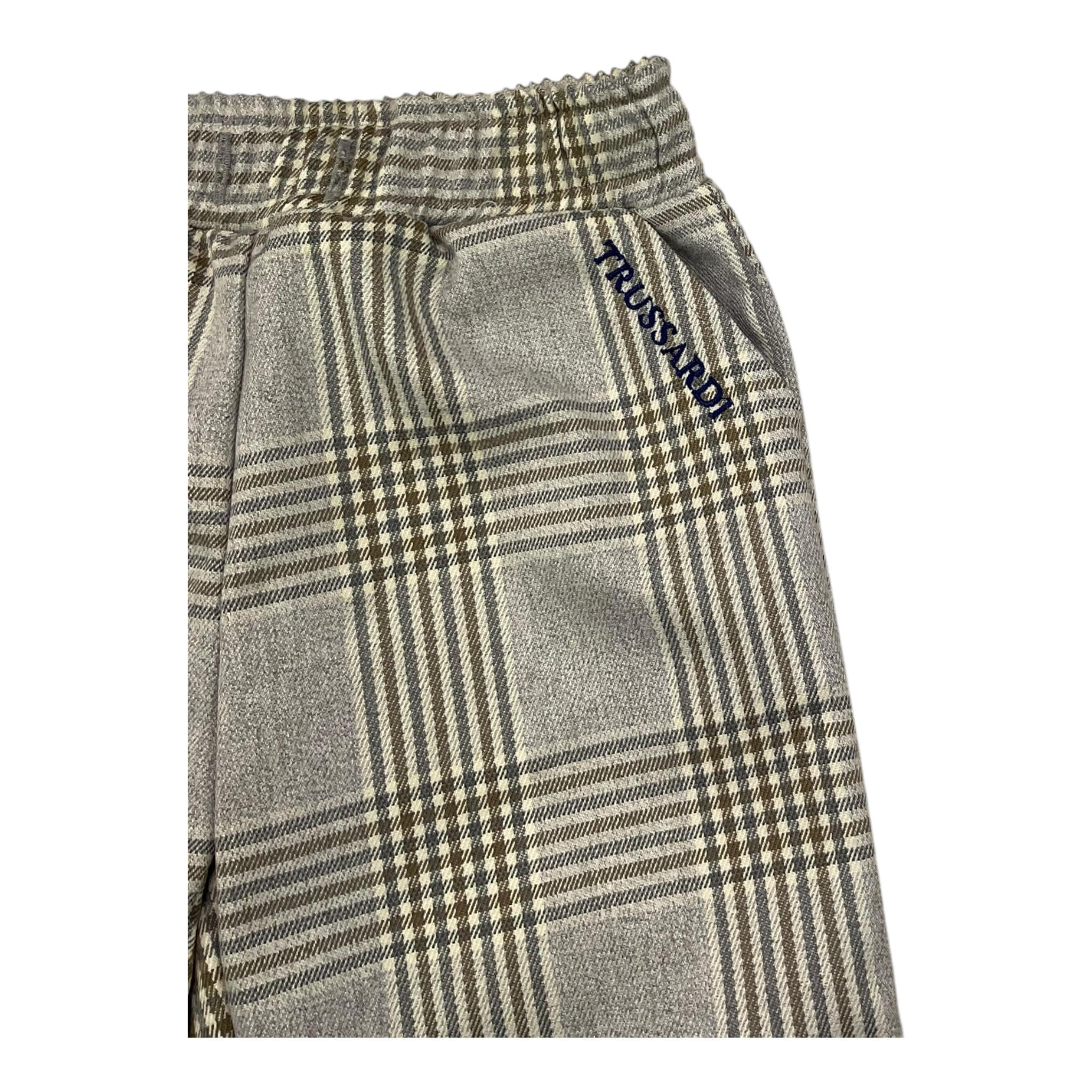 TRUSSARDI pantalone con elastico in vita stampa fantasia Grigio per Neonato TIA25179PA GRIGIO TRUSSARDI