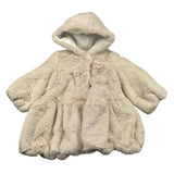 LE BEBE' pelliccia tinta unita con cappuccio Beige per Neonata LBG6179 BEIGE LE BEBE'