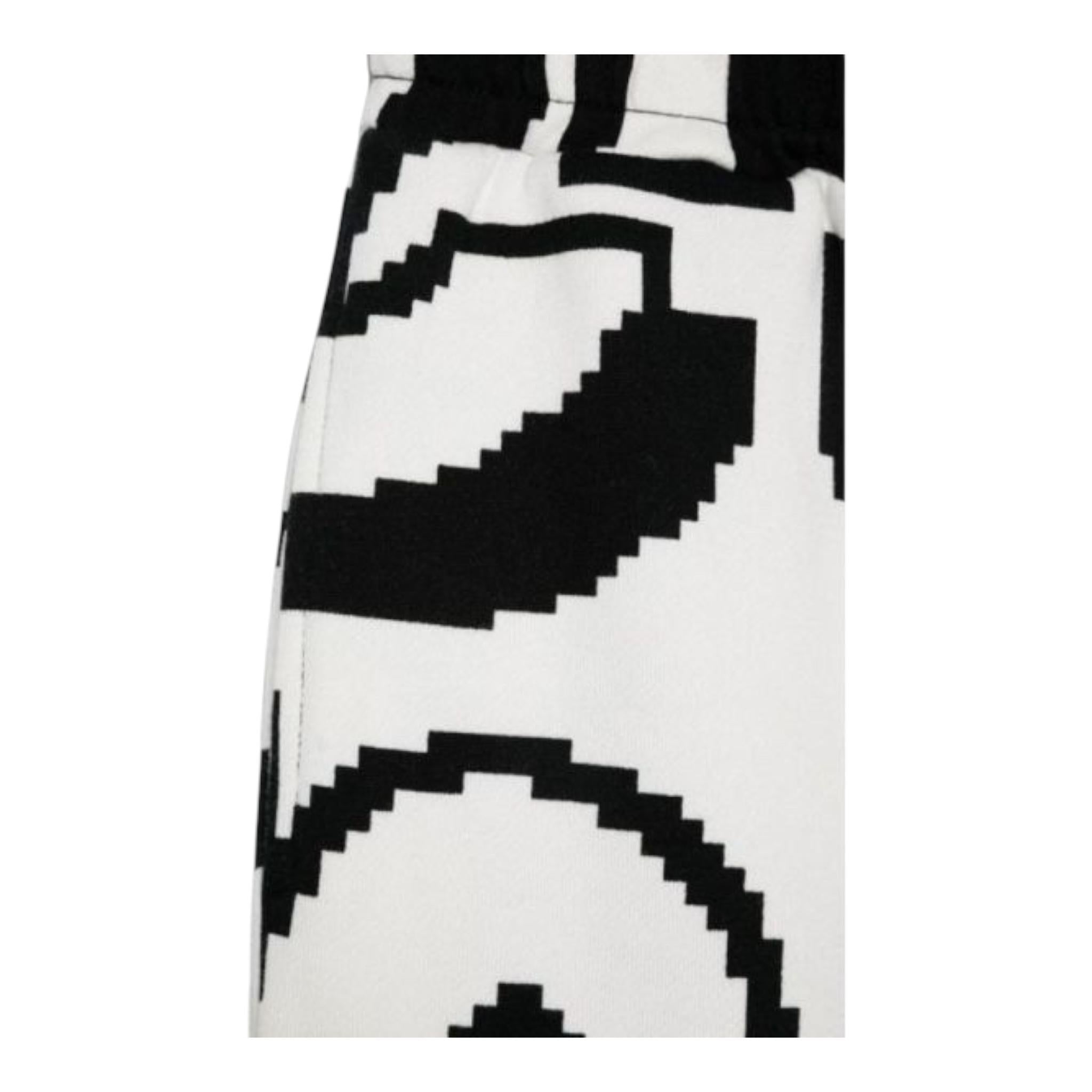 STELLA McCARTNEY pantalone bicolore modello tuta logato Bianco/nero per Bambino TV6R20 BIANCO/NERO STELLA McCARTNEY