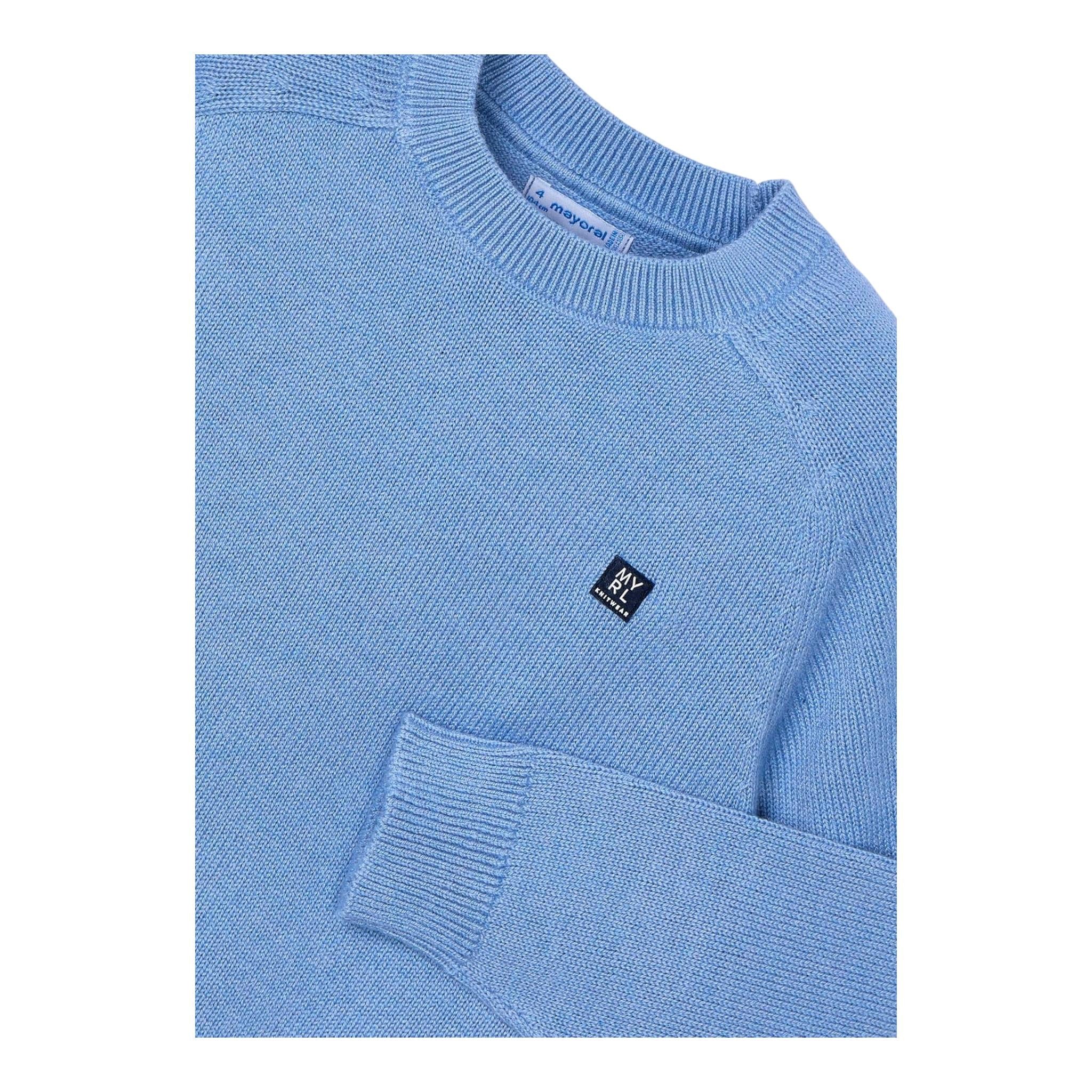 MAYORAL maglia tinta unita girocollo Azzurro per Bambino 311X AZZURRO MAYORAL