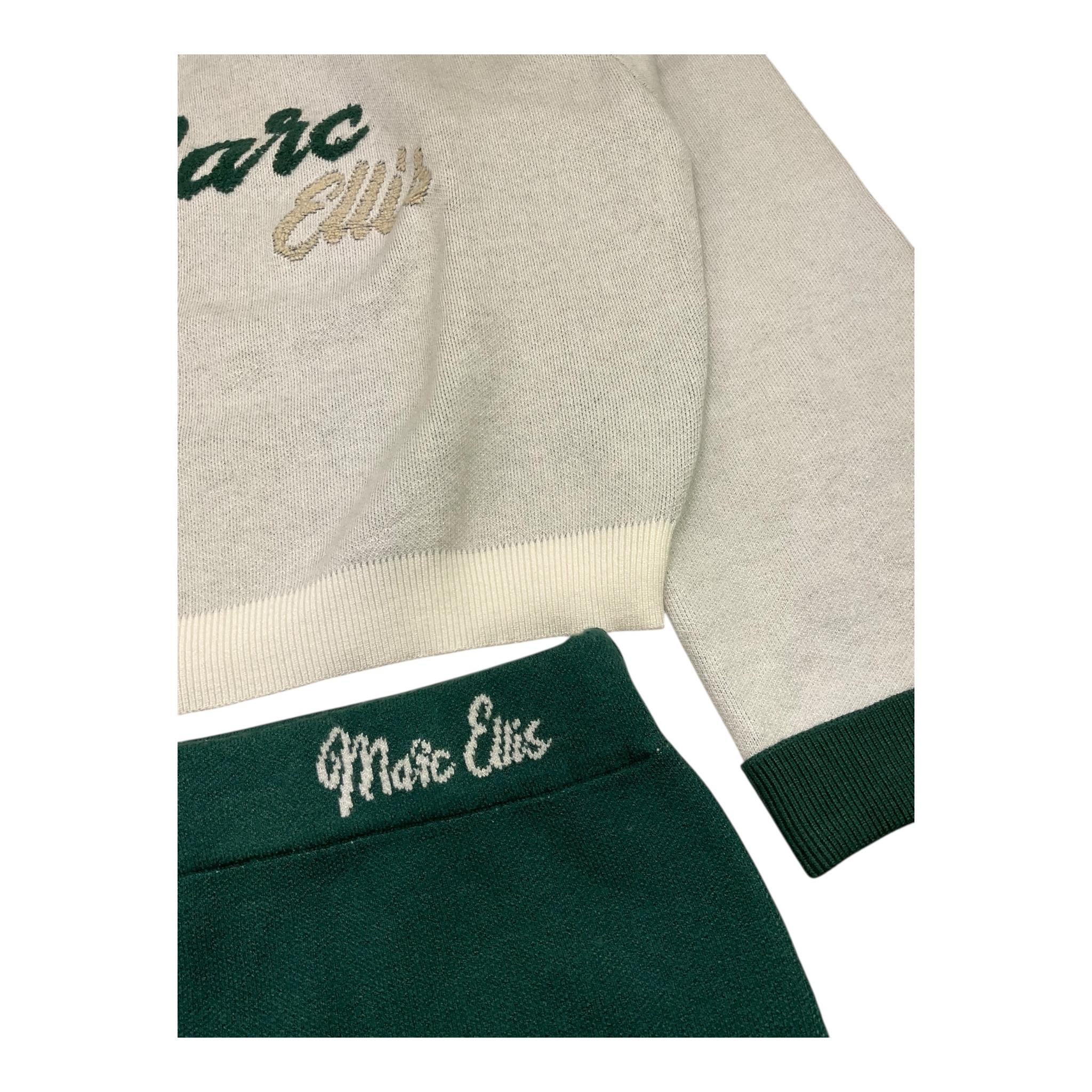 MARC ELLIS completo 2 pezzi maglia-gonna Bianco/verde per Bambina JMJSW00098X BIANCO/VERDE MARC ELLIS