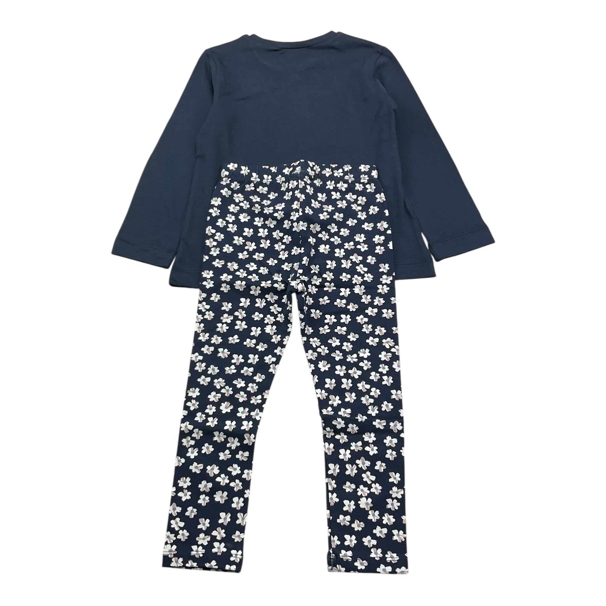 MAYORAL completo 2 pezzi shirt-leggins fantasia floreale Blu per Bambina 4713X BLU MAYORAL