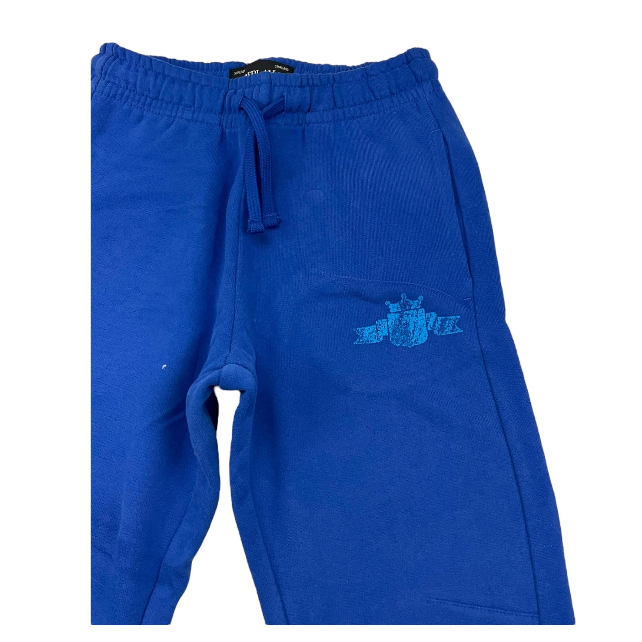 ANTONY MORATO pantalone tuta tinta unita con logo Cobalto per Bambino SB9063 COBALTO ANTONY MORATO