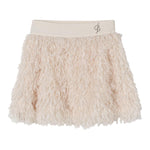 MISS BLUMARINE gonna tinta unita con piume Panna per Neonata IF4129 PANNA MISS BLUMARINE