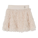 MISS BLUMARINE gonna tinta unita con piume Panna per Neonata IF4129 PANNA MISS BLUMARINE