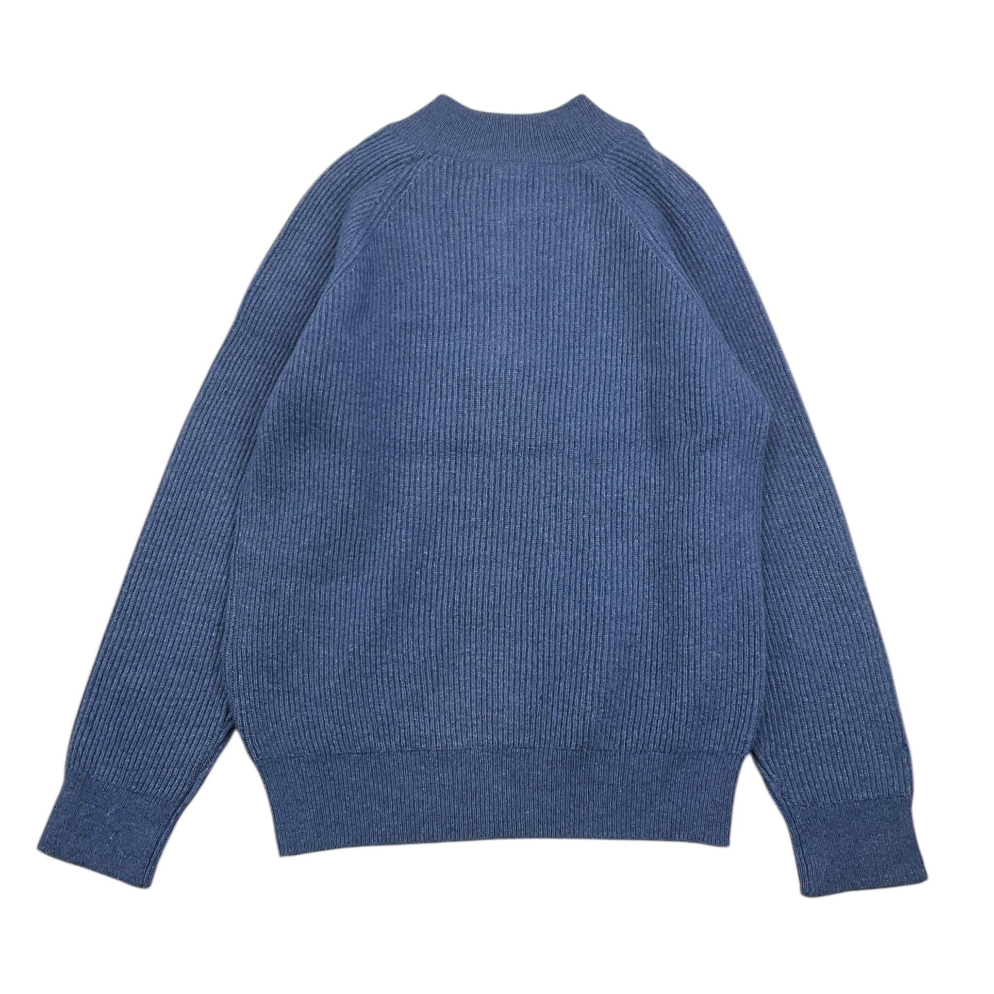 SAINT BARTH maglia girocollo con zip Blu per Bambino TELFORD BLU SAINT BARTH