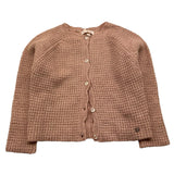 PLEASE cardigan tinta unita con bottoni Rosa per Bambina NB76230G65 ROSA PLEASE