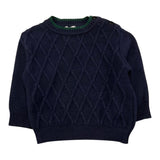 LE BEBE' maglia girocollo tinta unita con bottoni Blu per Neonato LBB5147 BLU LE BEBE'