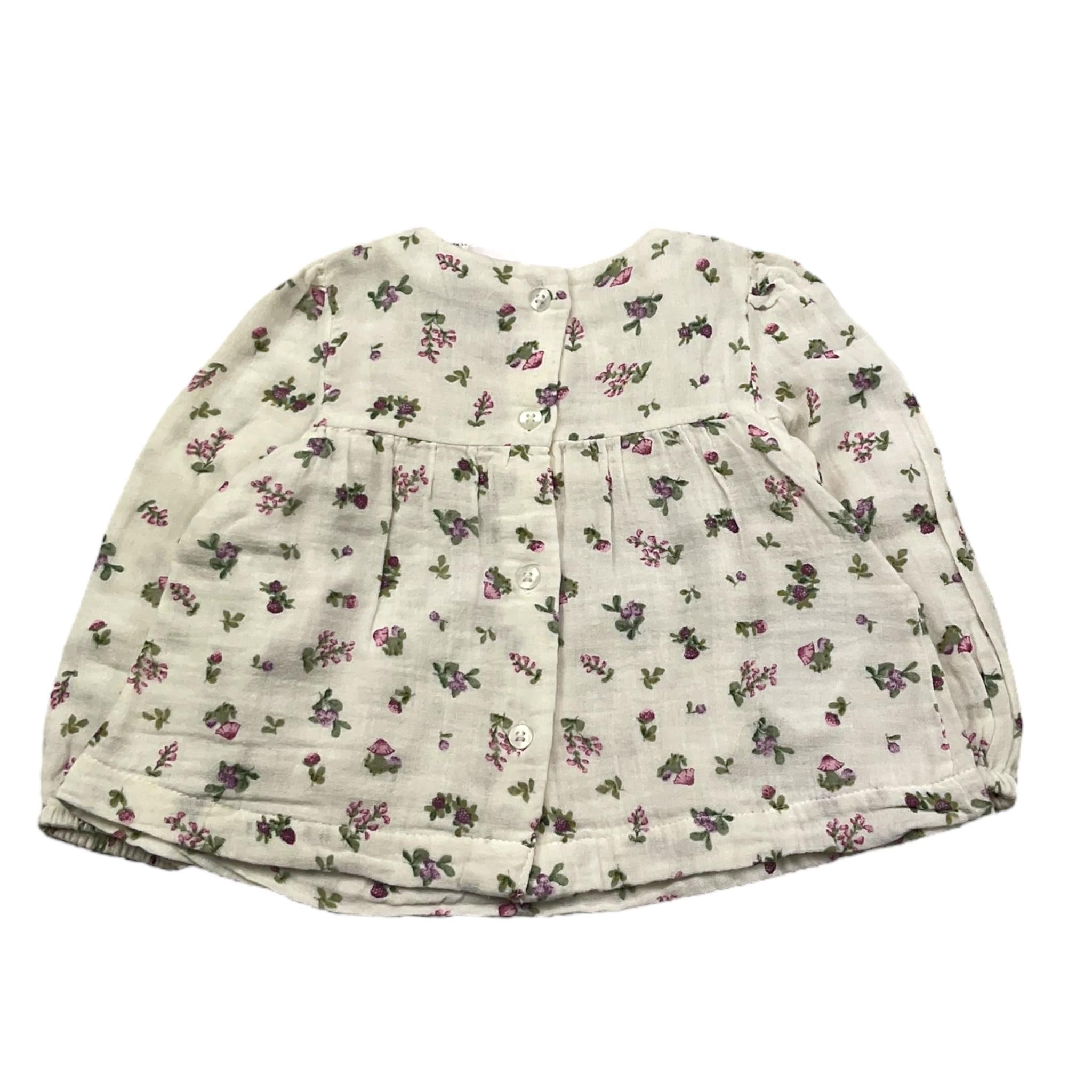 MAYORAL camicia manica lunga fantasia floreale Panna per Neonata 2195 PANNA MAYORAL