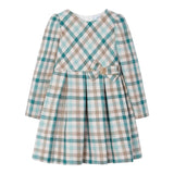 MAYORAL abito tricolore con fantasia a quadri Bianco/verde per Bambina 4914 BIANCO/VERDE MAYORAL