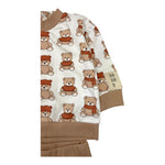 NANAN completo 2pz pantalone-shirt con stampa Beige per Neonato 12415503B BEIGE NANAN