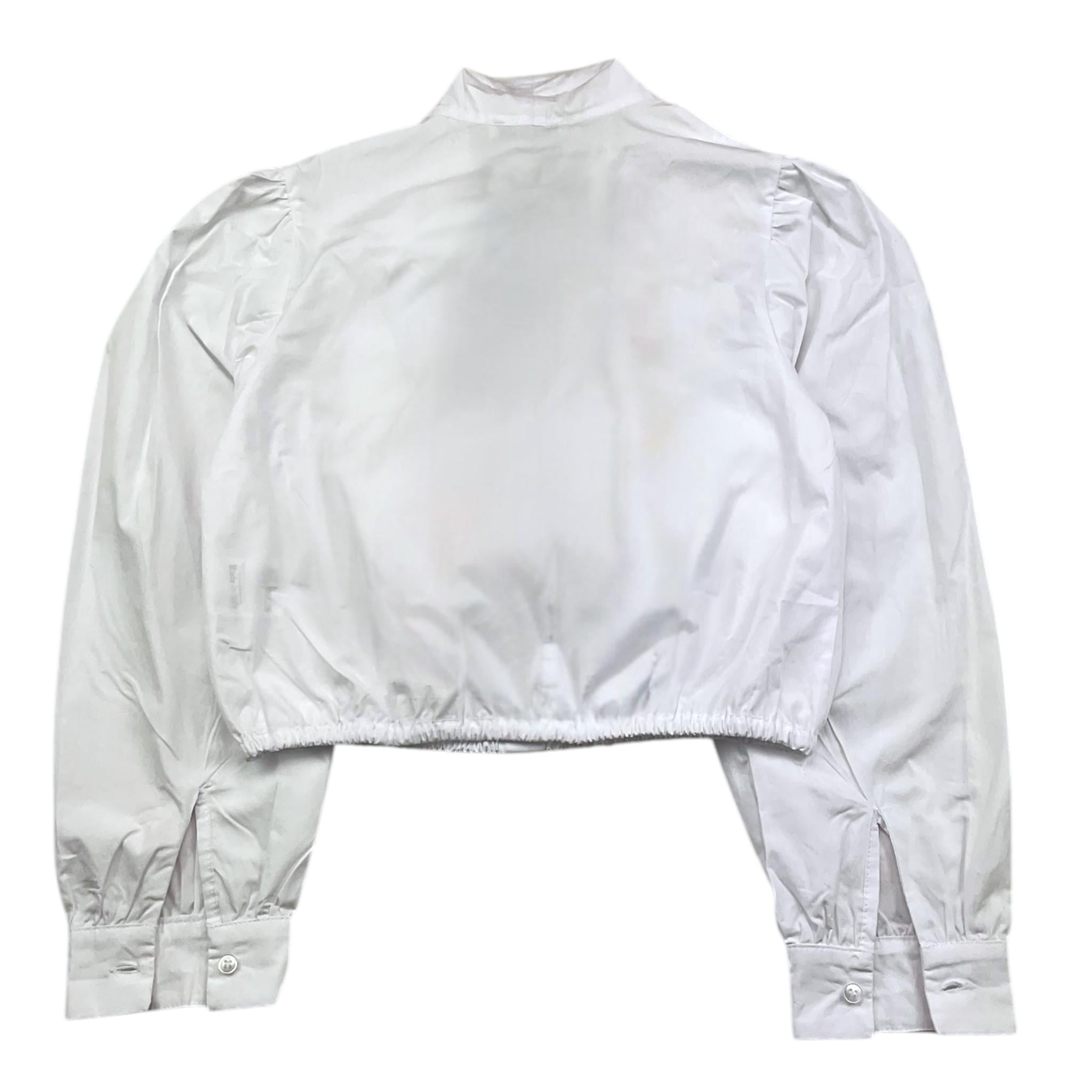 NAIDA camicia manica lunga tinta unita Bianco per Bambina NACA133 BIANCO NAIDA