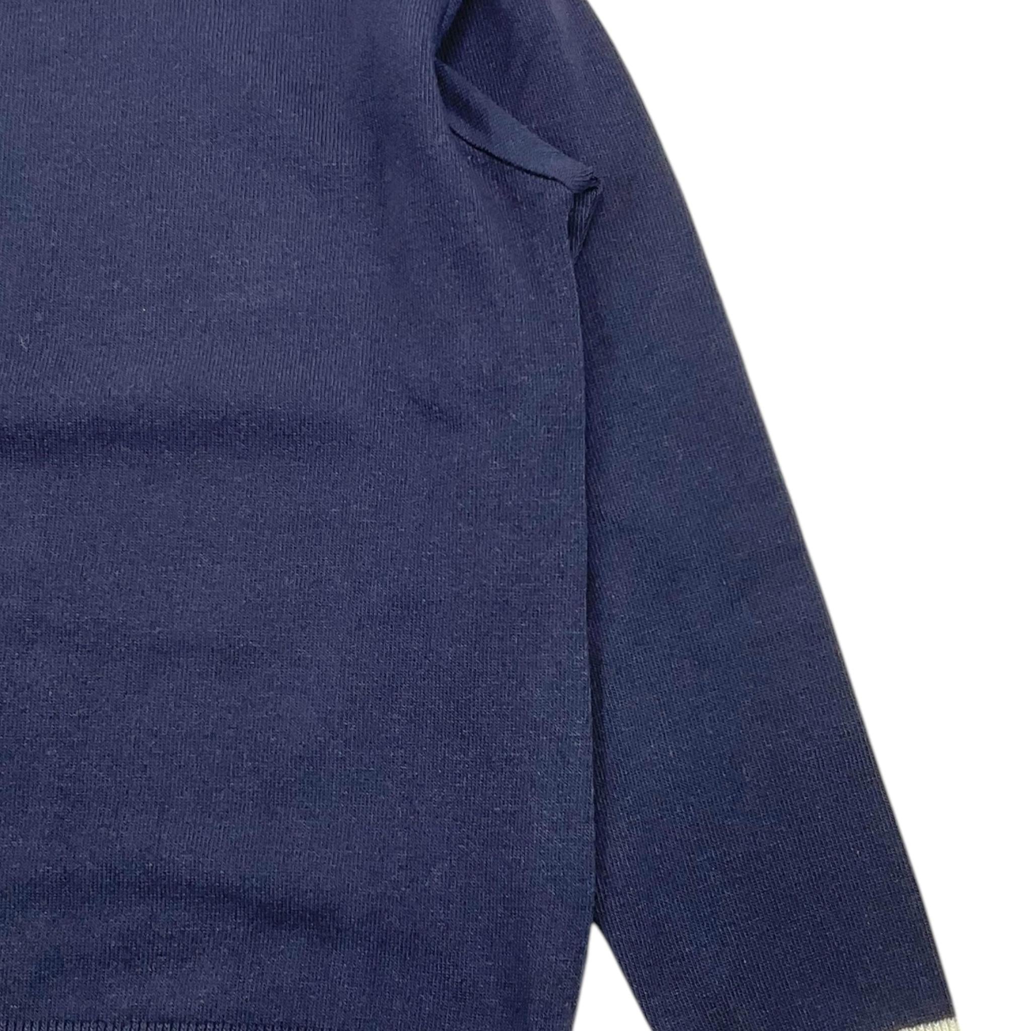 EMANUEL PRIS maglia tricolore girocollo Blu per Bambino EMG7078PCB BLU EMANUEL PRIS