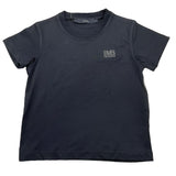 I'M BRIAN t-shirt girocollo tinta unita con logo Nero per Neonato TS3142JX NERO I'M BRIAN