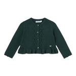 MAYORAL cardigan tinta unita traforato Verde per Neonata 2326 VERDE MAYORAL