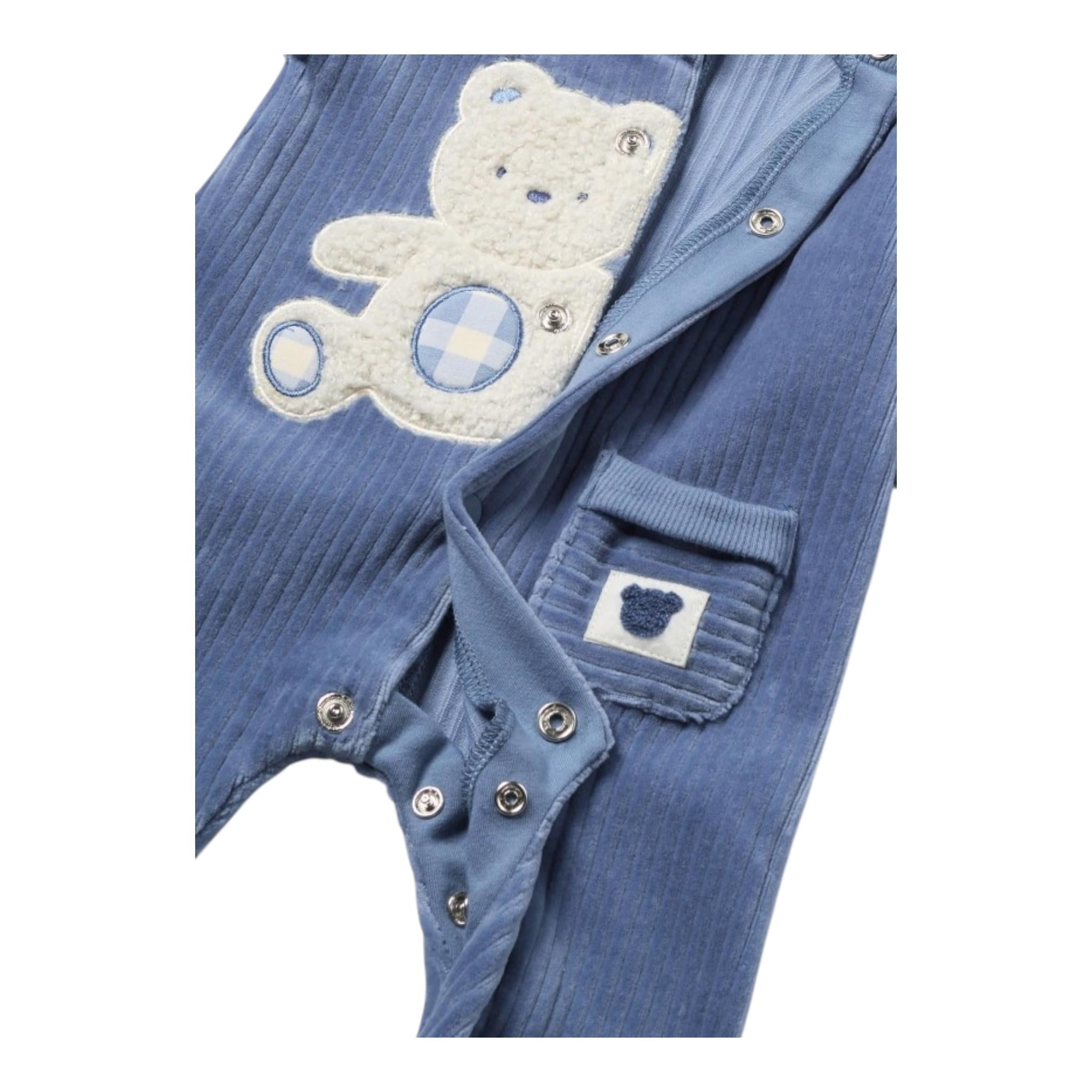 MAYORAL tutina manica lunga con bottoni Blu per Neonato 2795XX BLU MAYORAL