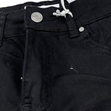 MET jeans tinta unita modello a zampa Nero per Bambina ME417 NERO MET