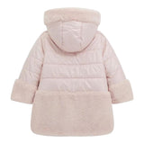 GUESS giubbino tinta unita reversibile con zip e cappuccio Rosa per Neonata K4BL02N ROSA GUESS