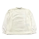 MAYORAL shirt girocollo tinta unita con stampa in contrasto Bianco per Bambina 2045 BIANCO MAYORAL