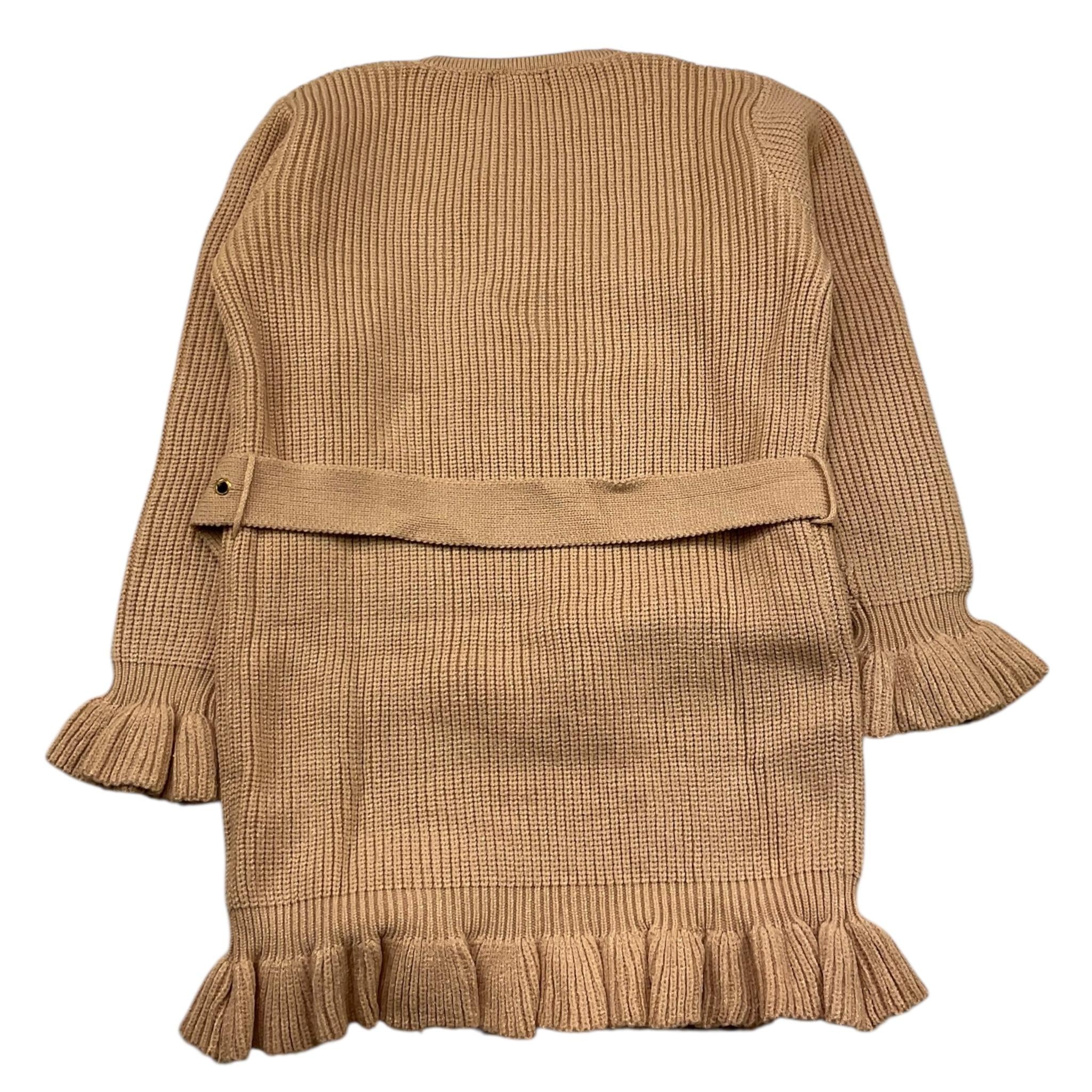 FUN & FUN abito manica lunga tinta unita cn cinturino Beige per Bambina FBDR00151 BEIGE FUN & FUN