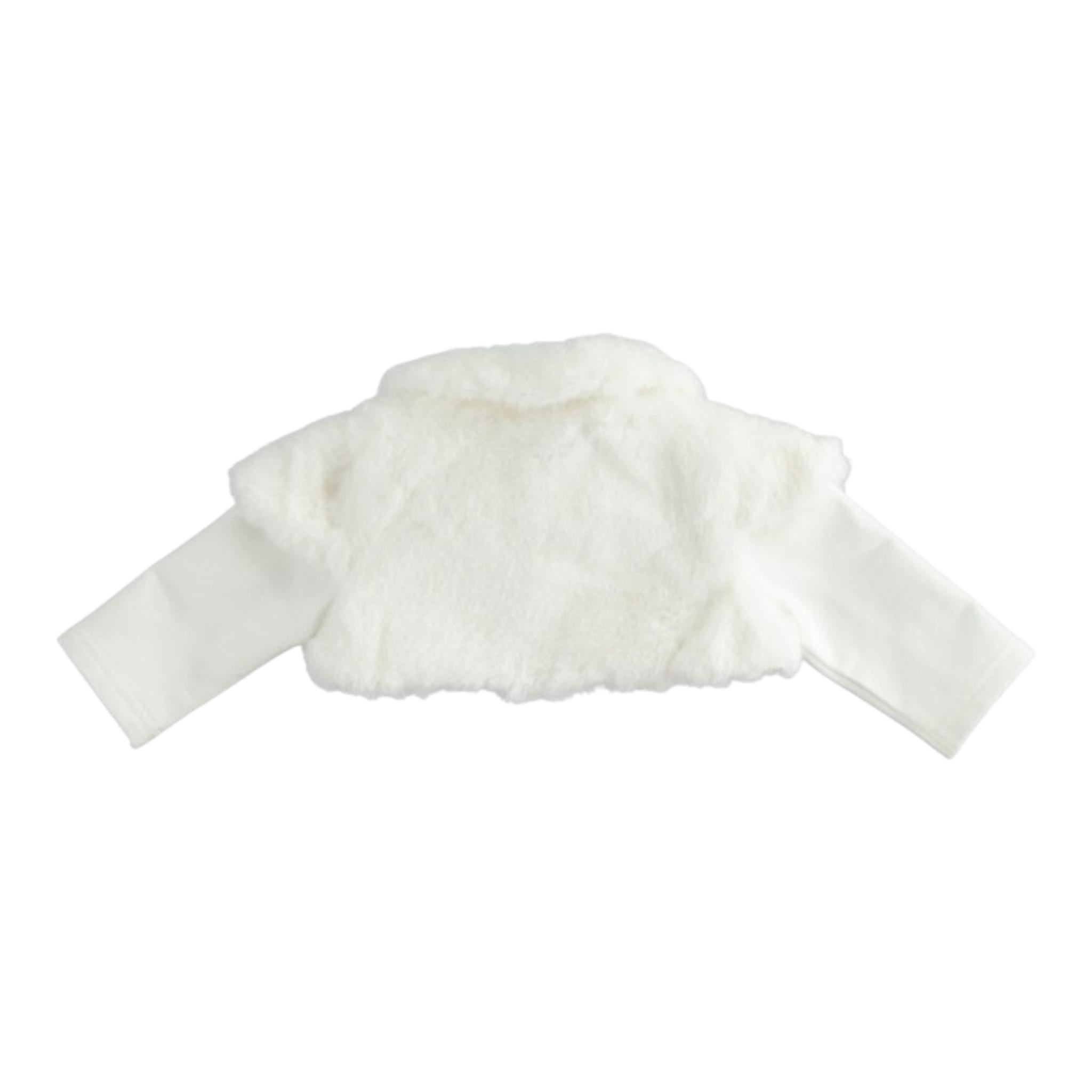 MINI BANDA coprispalle tinta unita Bianco per Neonata 3K740 BIANCO MINI BANDA