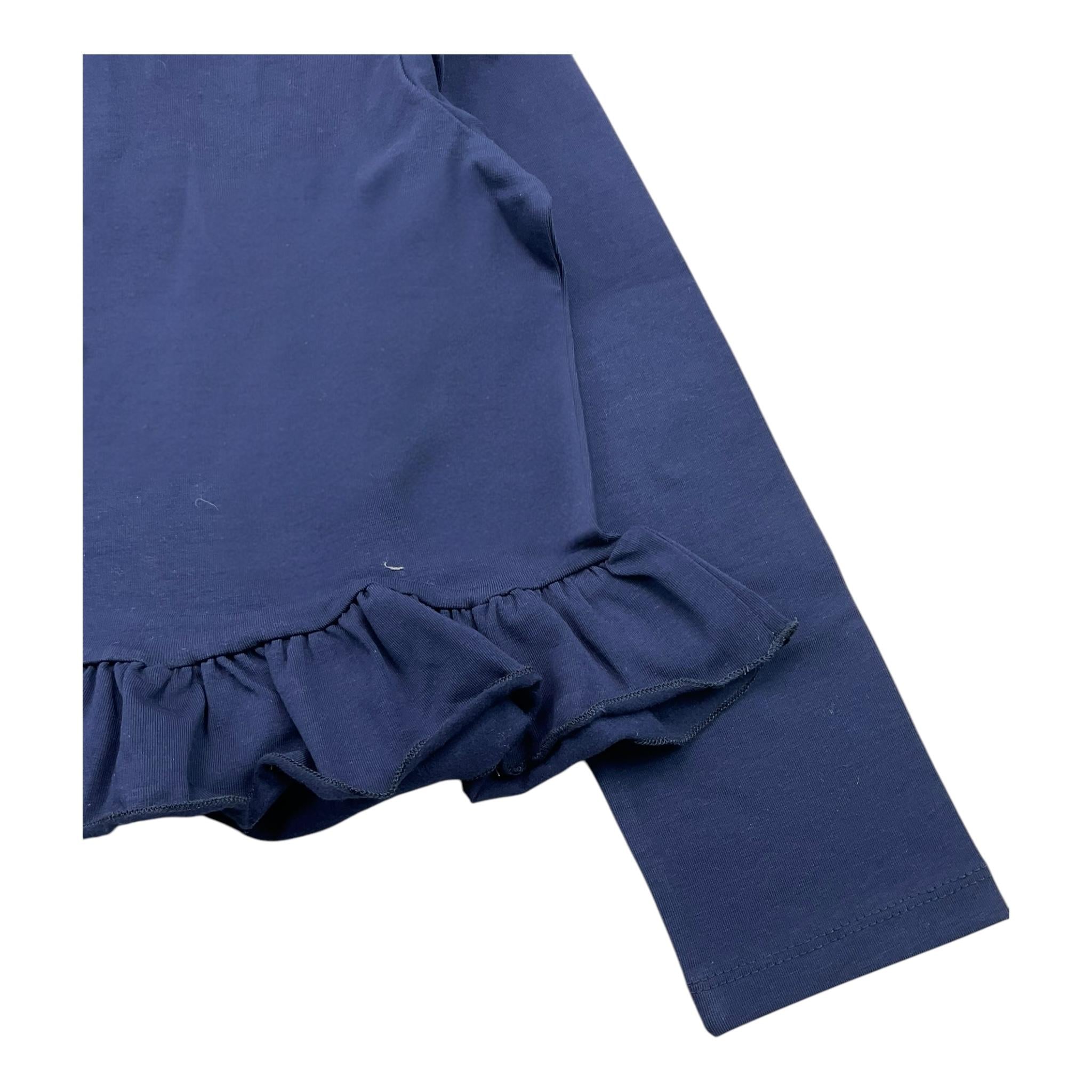 PICCOLA LUDO felpa tinta unita girocollo Blu per Bambina BS9WB042 BLU PICCOLA LUDO
