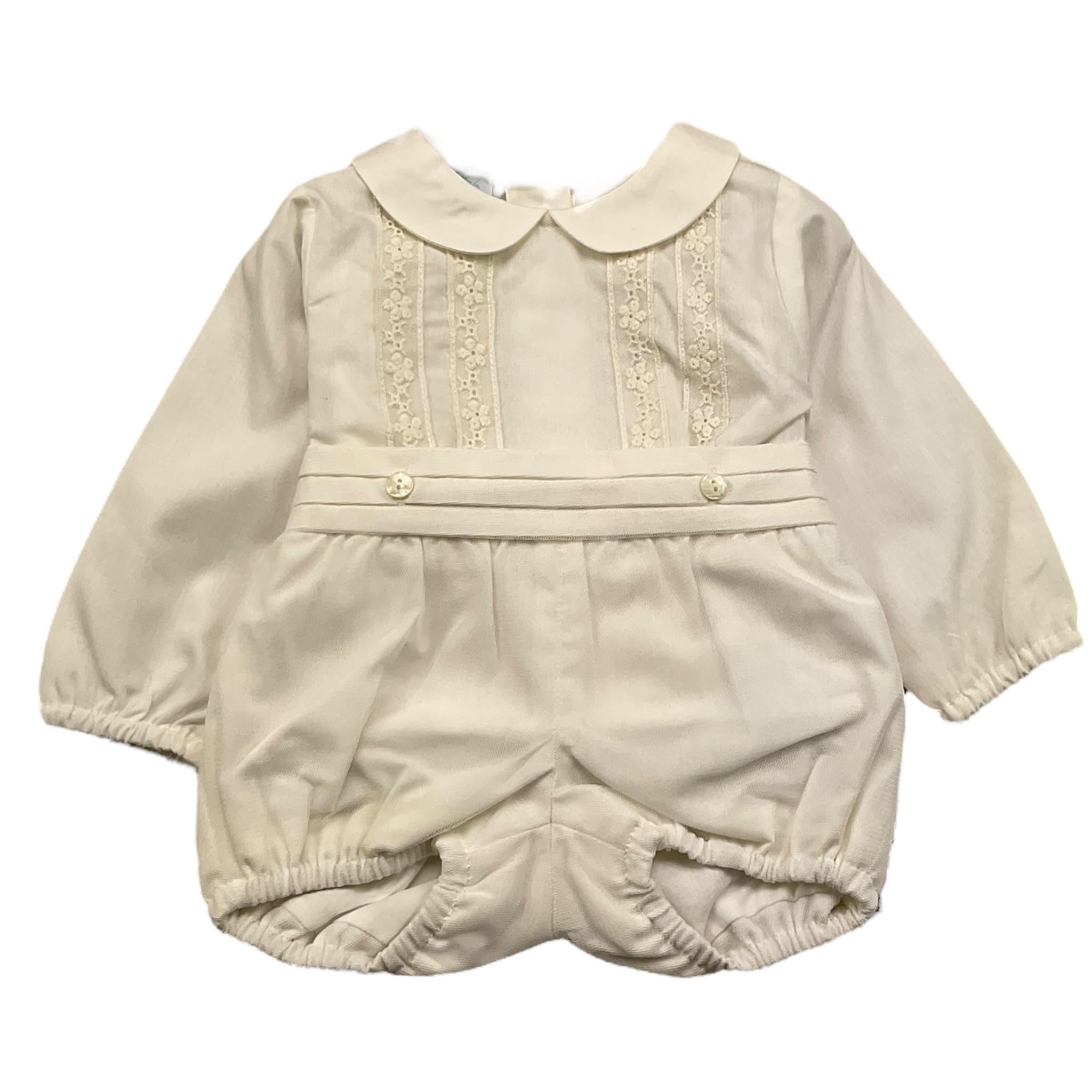 GRANLEI completo 2 pezzi camicia-culotte Bianco per Neonato 224226 BIANCO GRANLEI
