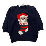 PER TE maglia girocollo tinta unita con ricami Blu per Neonato 44416 BLU PER TE