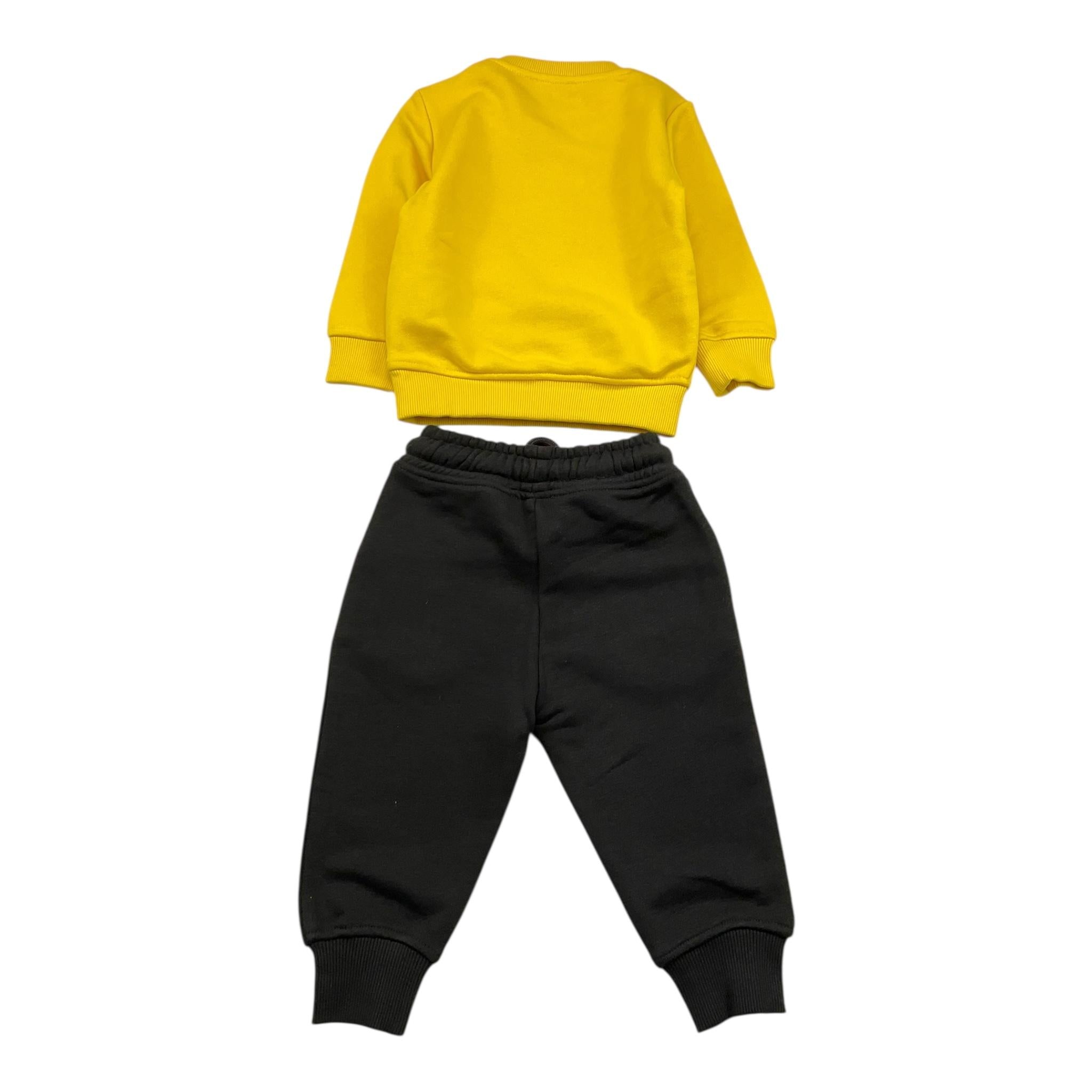 JOHN RICHMOND completo 2pz felpa-pantalone Giallo per Neonato RIA24067CF GIALLO JOHN RICHMOND