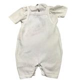MAGNIFICIO DI VERONA complet 2 pezzi t-shirt-salopette Panna per Neonato 045107 PANNA MAGNIFICIO DI VERONA