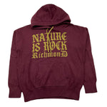 JOHN RICHMOND maglia con cappuccio tinta unita con stampa Bordeaux per Bambino RBA25053MA BORDEAUX JOHN RICHMOND