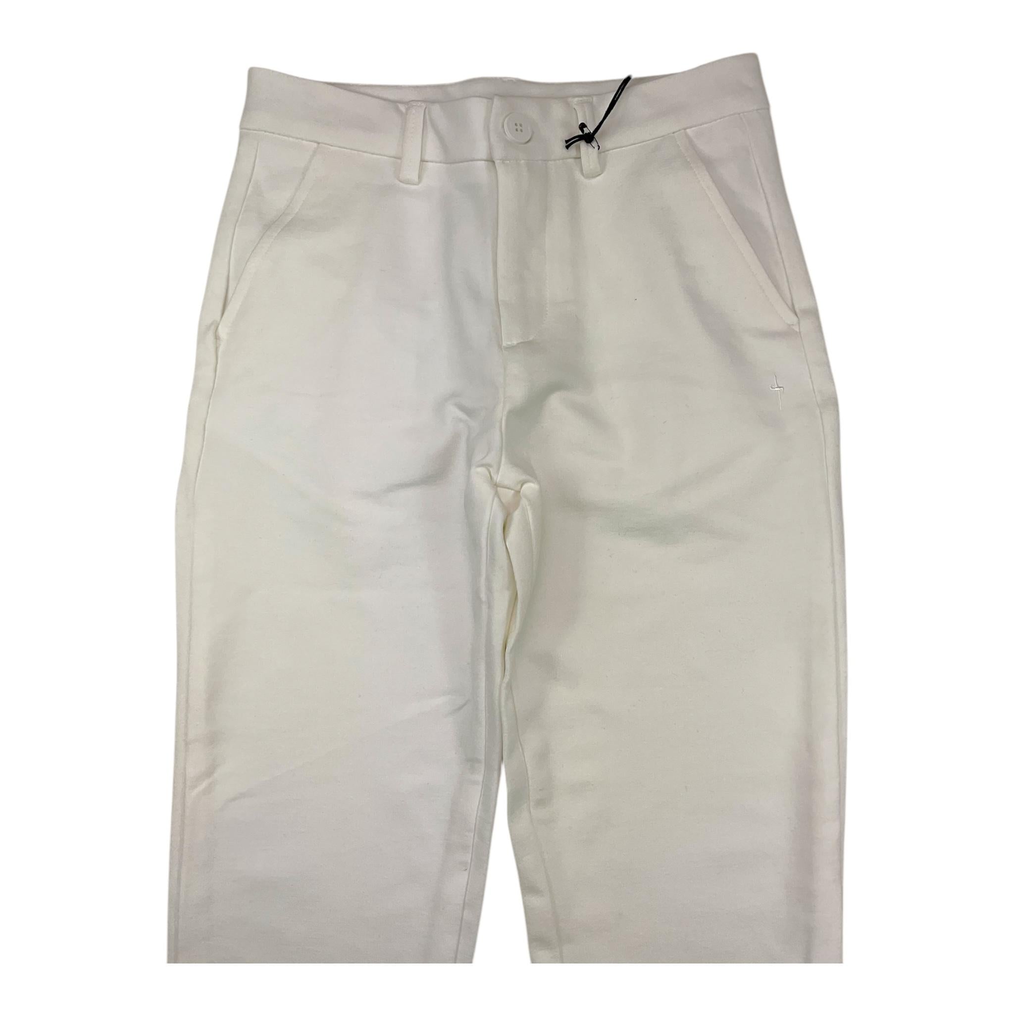 CESARE PACIOTTI pantalone tinta unita con girovita regolabile Bianco per Bambino PTP5352J BIANCO CESARE PACIOTTI