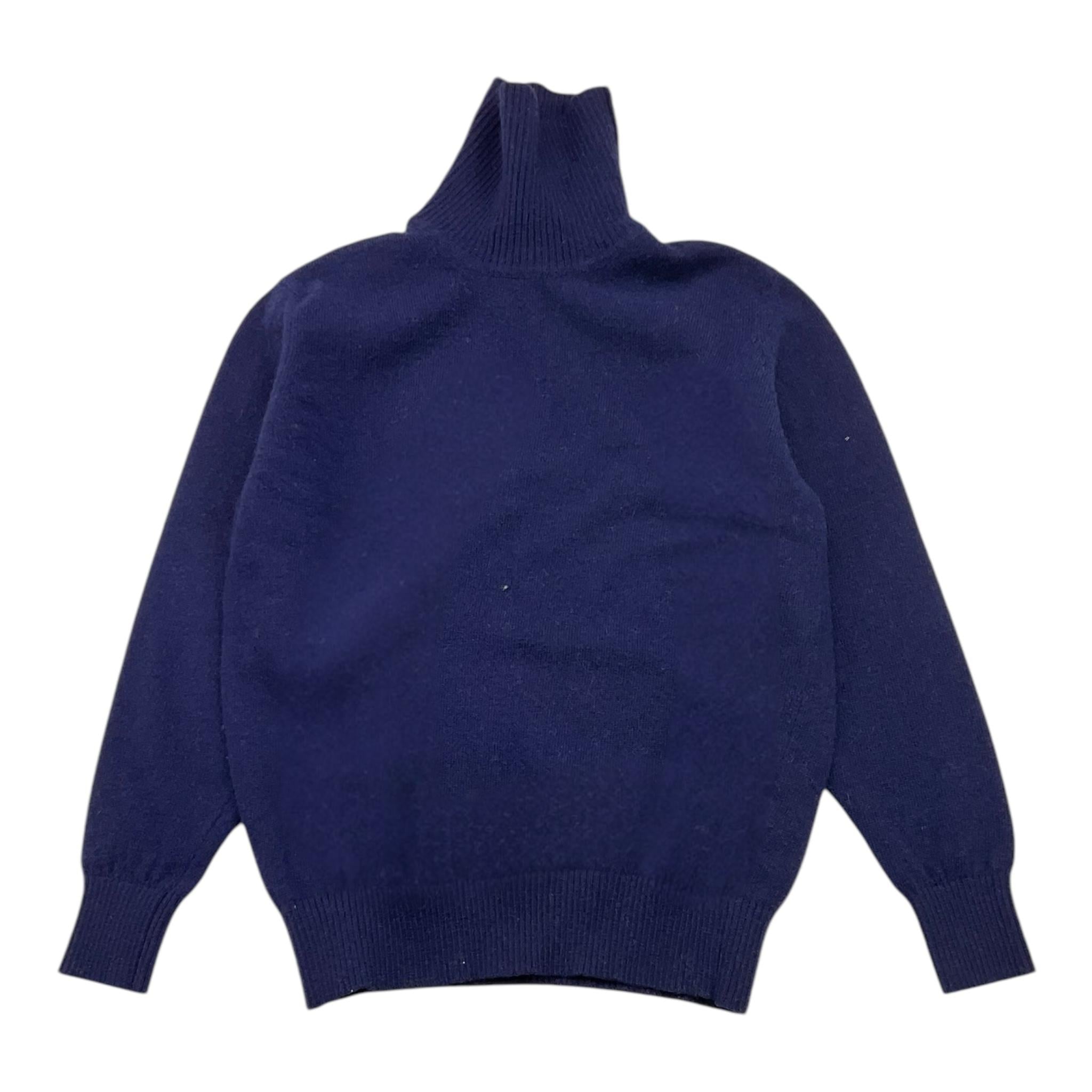 JURTA maglia tinta unita collo alto Blu per Bambino BA4K BLU JURTA