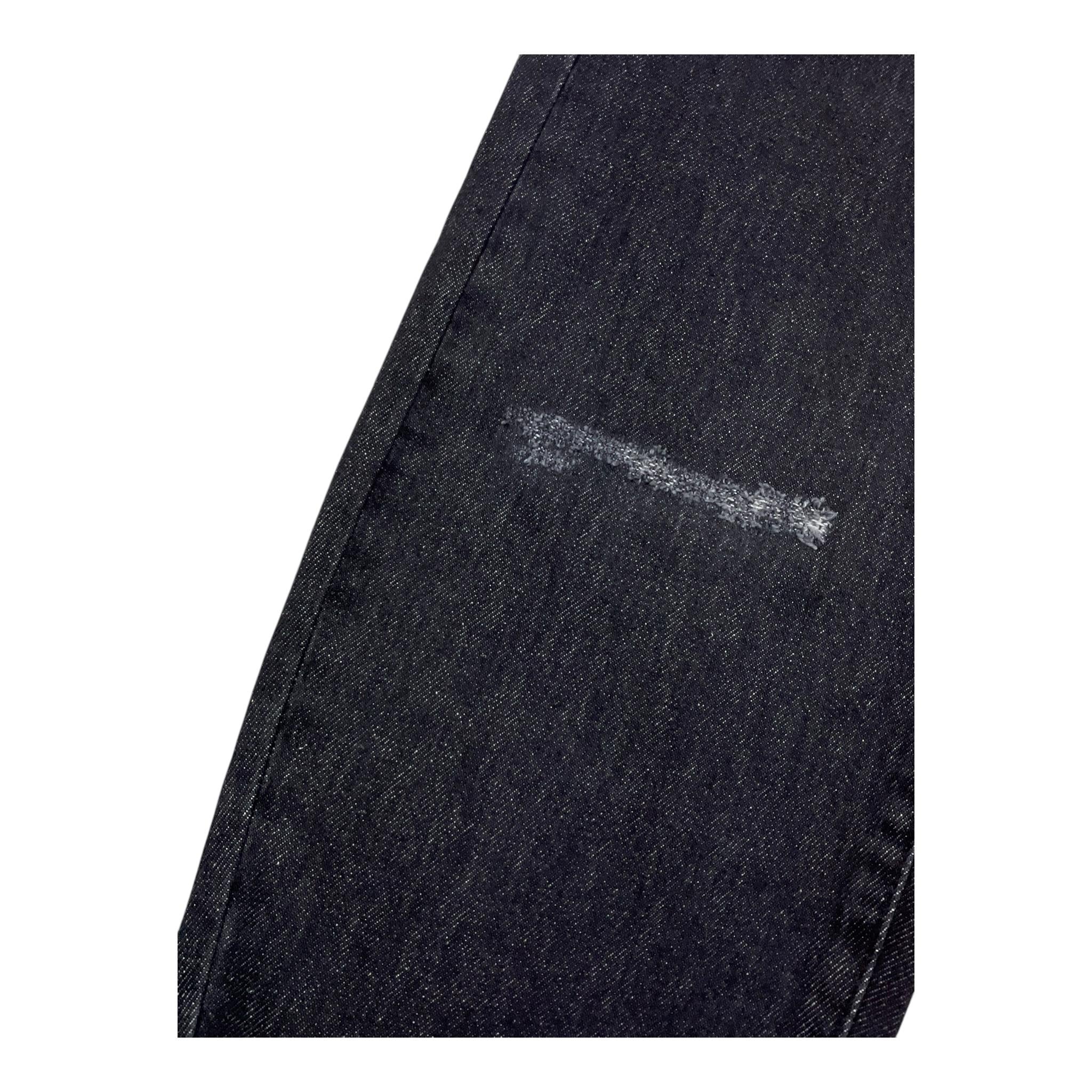PATRIZIA PEPE jeans tinta unita con strappi Nero per Bambina 7P0367 NERO PATRIZIA PEPE