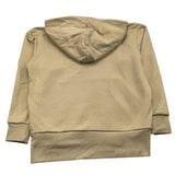 YES LONDON felpa chiusa con cappuccio tinta unita con logo Beige per Bambino JR5082 BEIGE YES LONDON