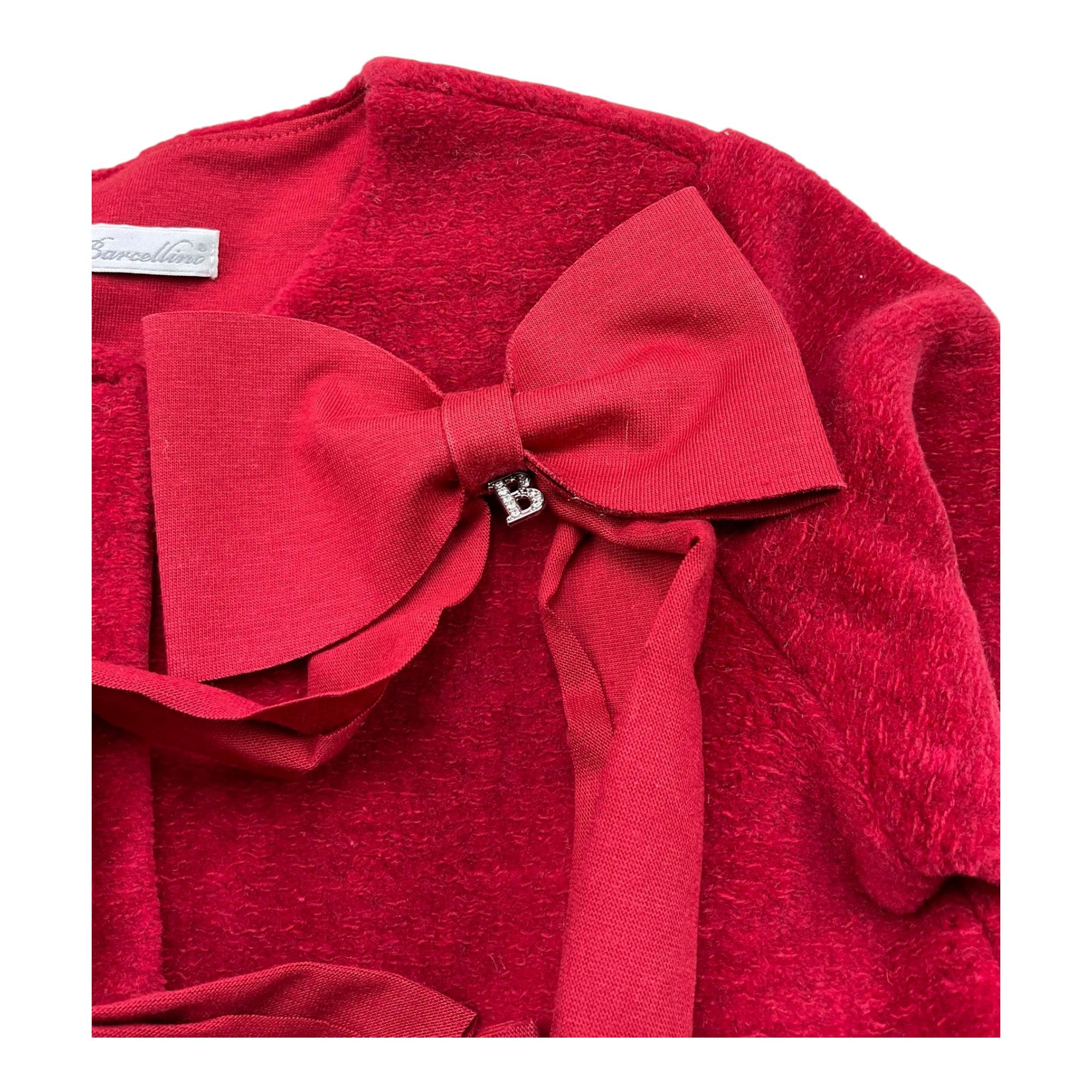BARCELLINO coprispalle tinta unita con spilla Rosso per Bambina 1157133 ROSSO BARCELLINO