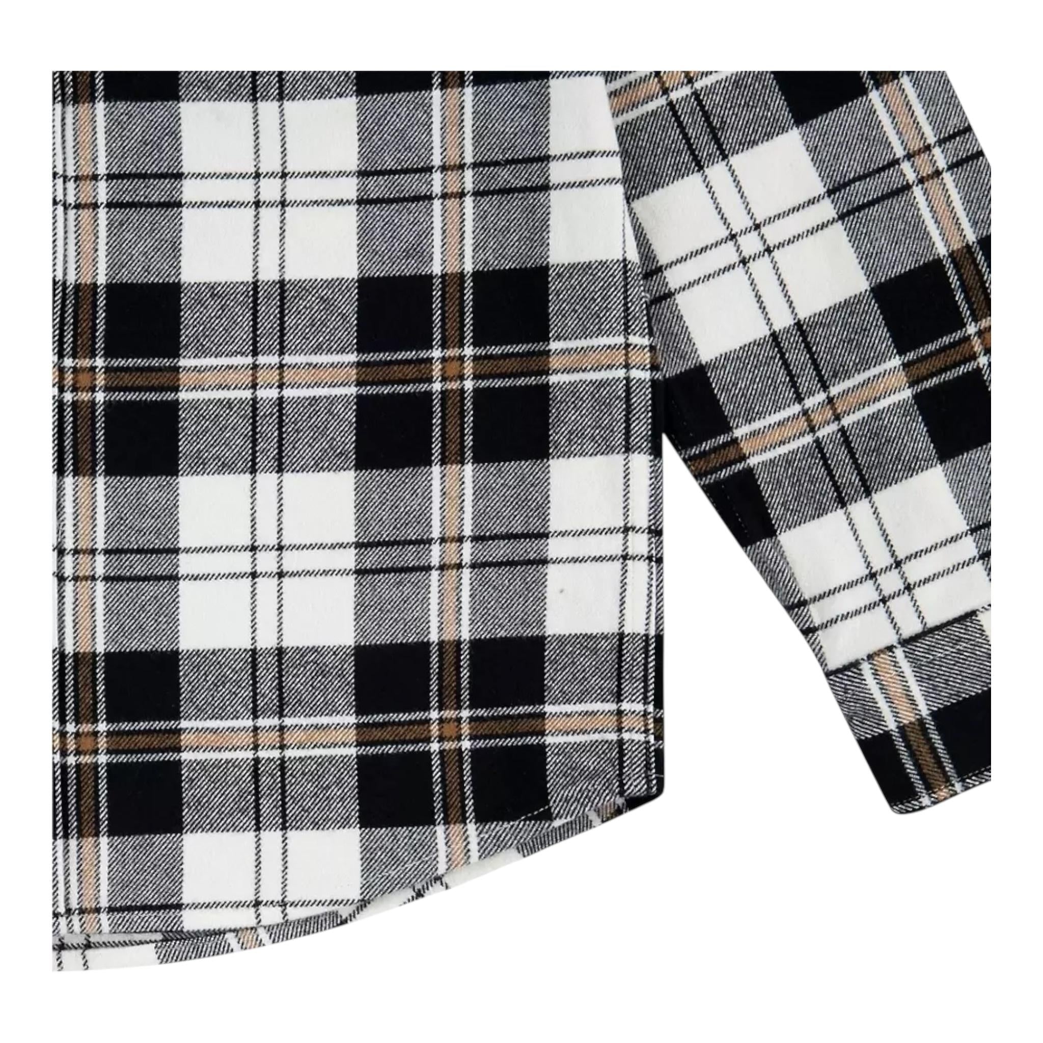 LEVI'S camicia manica lunga fantasia quadri Nero per Bambino 9EL247 NERO LEVI'S