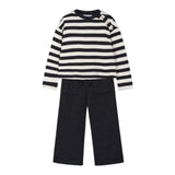 MAYORAL completo 2pz maglia-pantalone bicolore fantasia a righe Bianco/nero per Bambina 4554 BIANCO/NERO MAYORAL