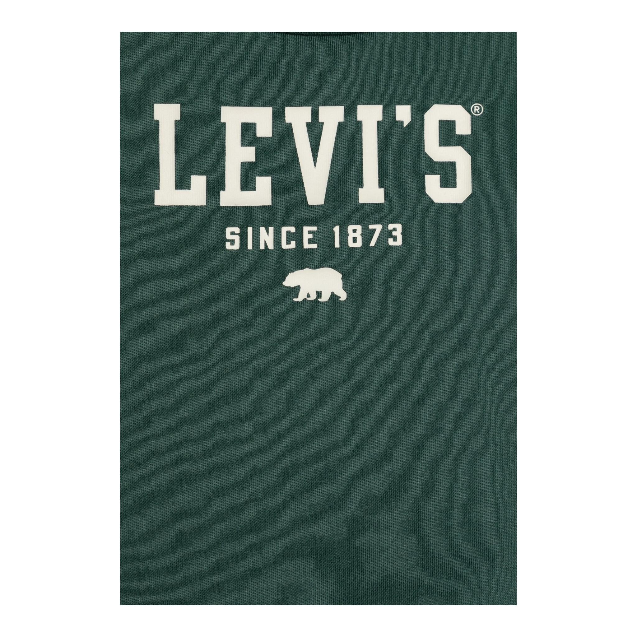 LEVI'S completo 3pz t-shirt-felpa con zip-jeans Beige per Neonato 6EL323 BEIGE LEVI'S