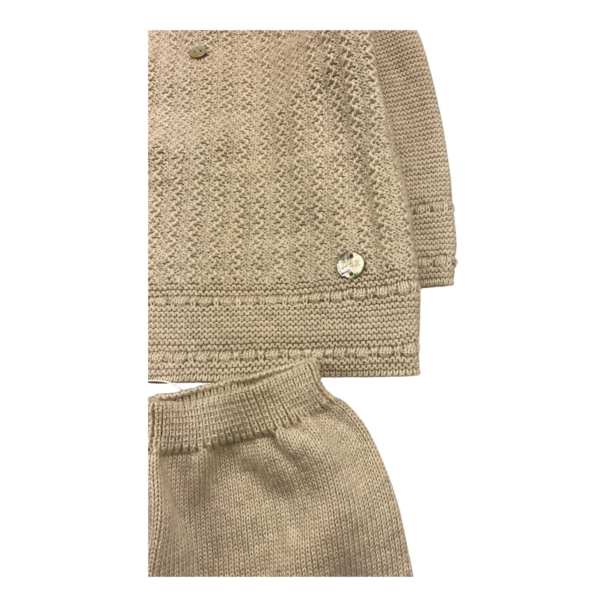 PAZ RODRIGUEZ completo 2pz maglia-pantalone Beige per Neonato 003120955 BEIGE PAZ RODRIGUEZ