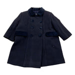 PAIO CRIPPA cappotto tinta unita con colletto Blu per Neonata MANTOVA BLU PAIO CRIPPA