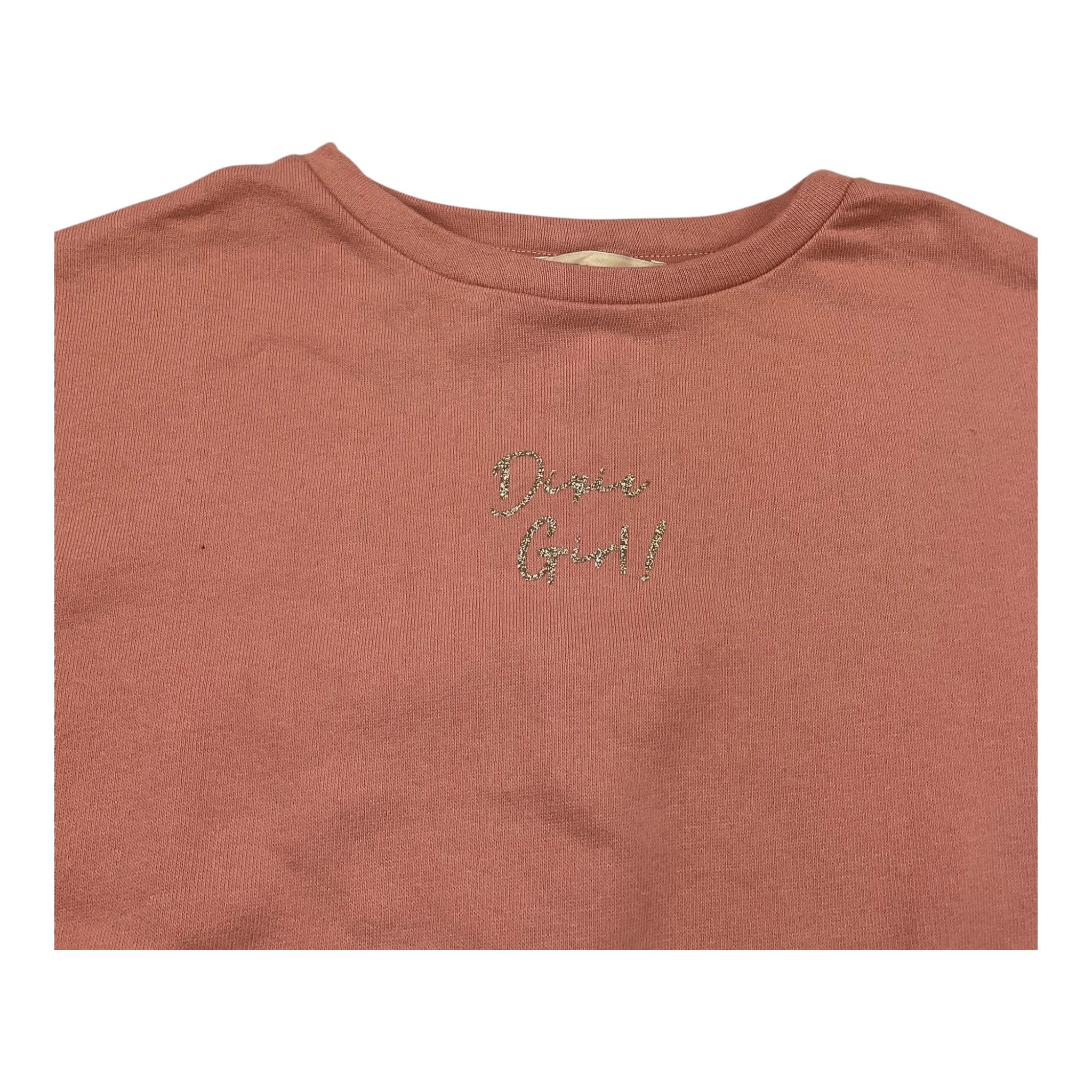 DIXIE felpa chiusa tinta unita asimmetrica Rosa per Bambina LB35040G42 ROSA DIXIE