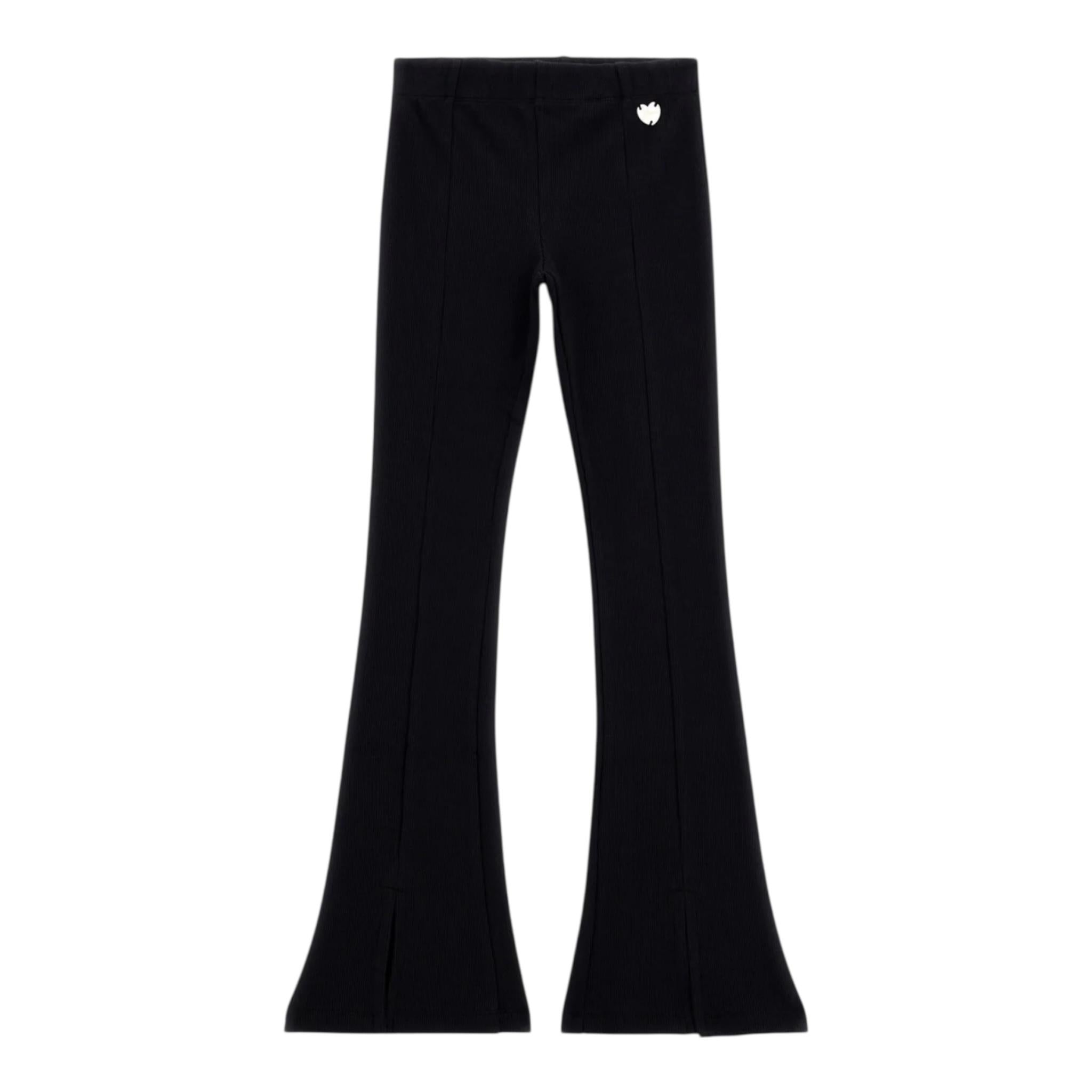 GUESS pantalone tinta unita modello zampa Nero per Bambina J4YB05KCCA0 NERO GUESS
